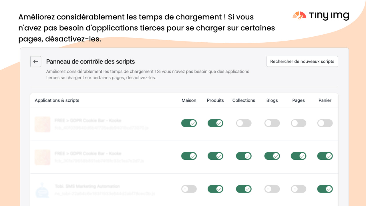 Améliorez la vitesse et le SEO en désactivant les scripts tiers