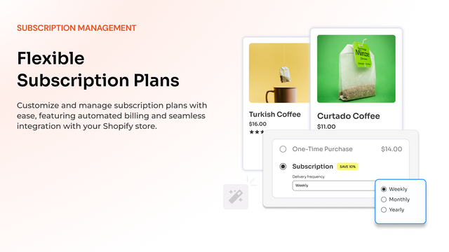 Easily customize and manage subscriptions with automated billing