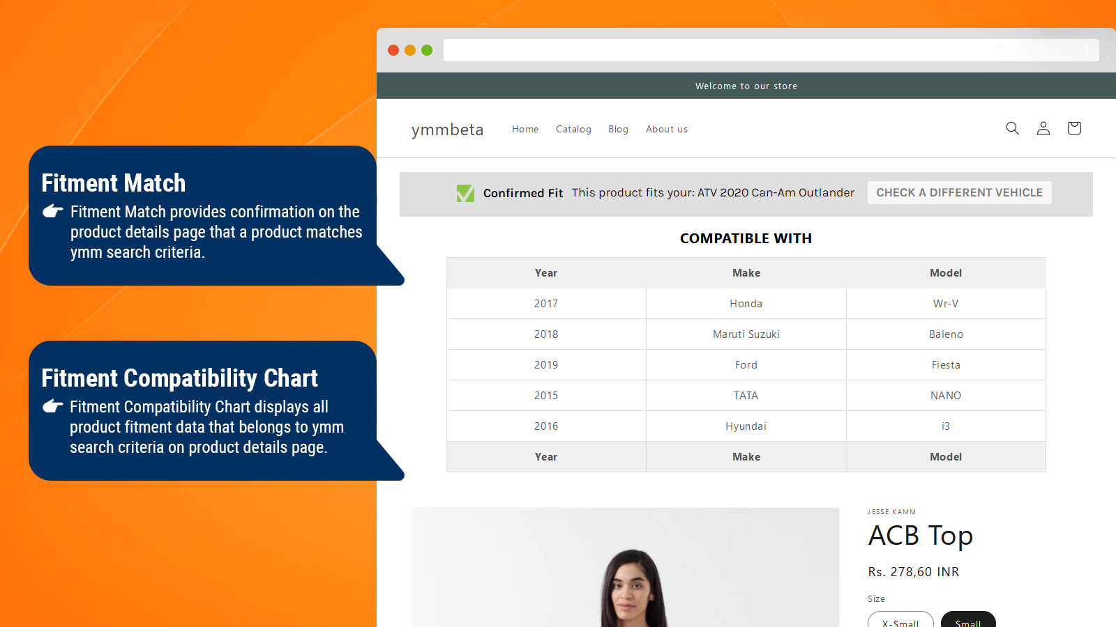 SureFit Year Make Model Search - Enable parts fitment