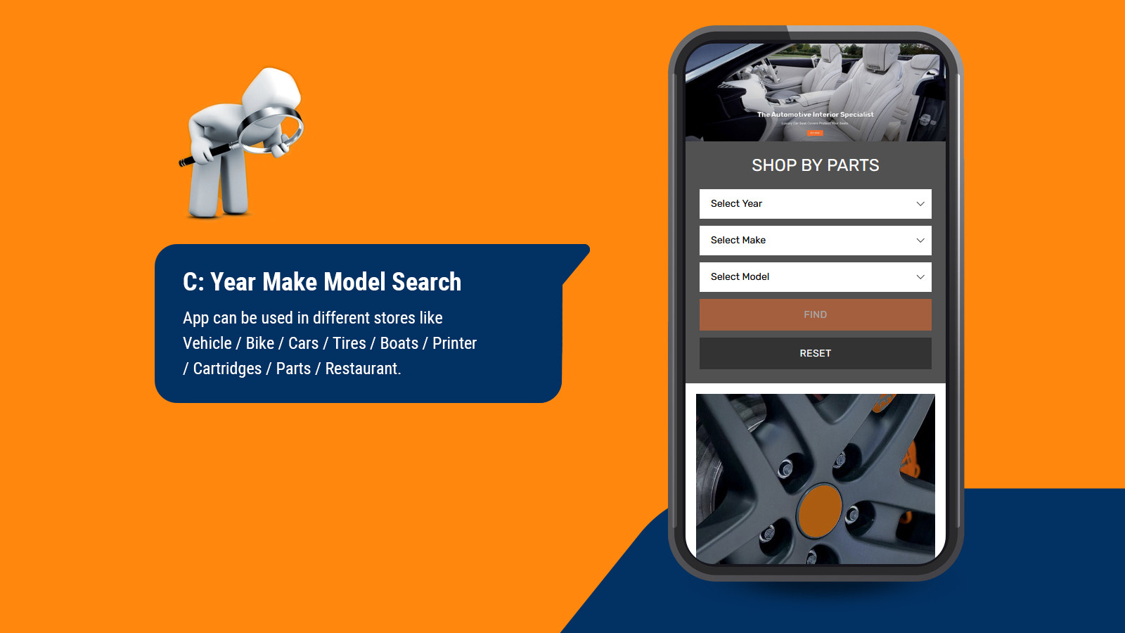 SureFit Year Make Model Search - Enable parts fitment