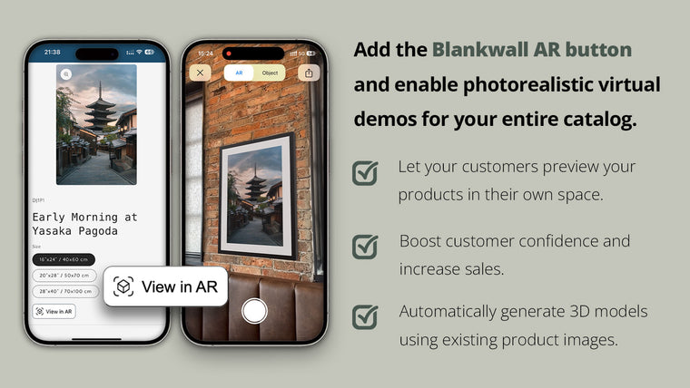Blankwall ‑ Augmented Reality Screenshot