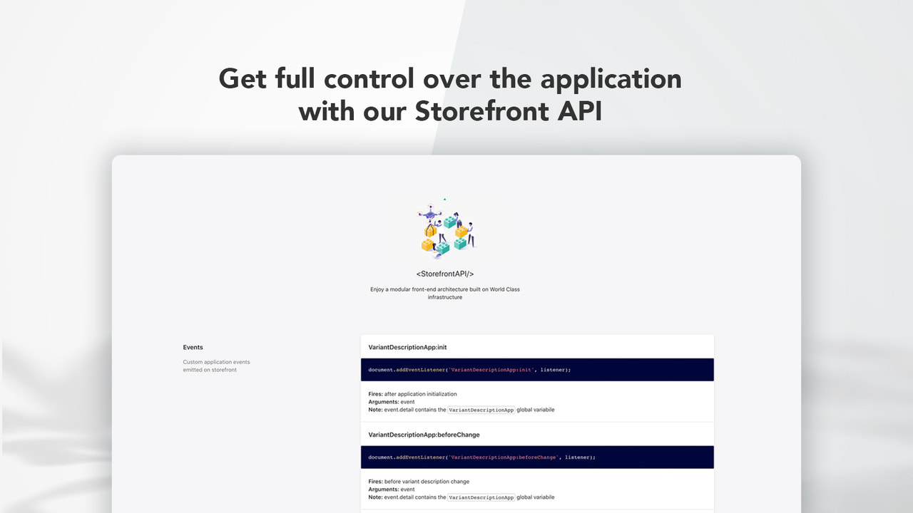 Applikations API-sida