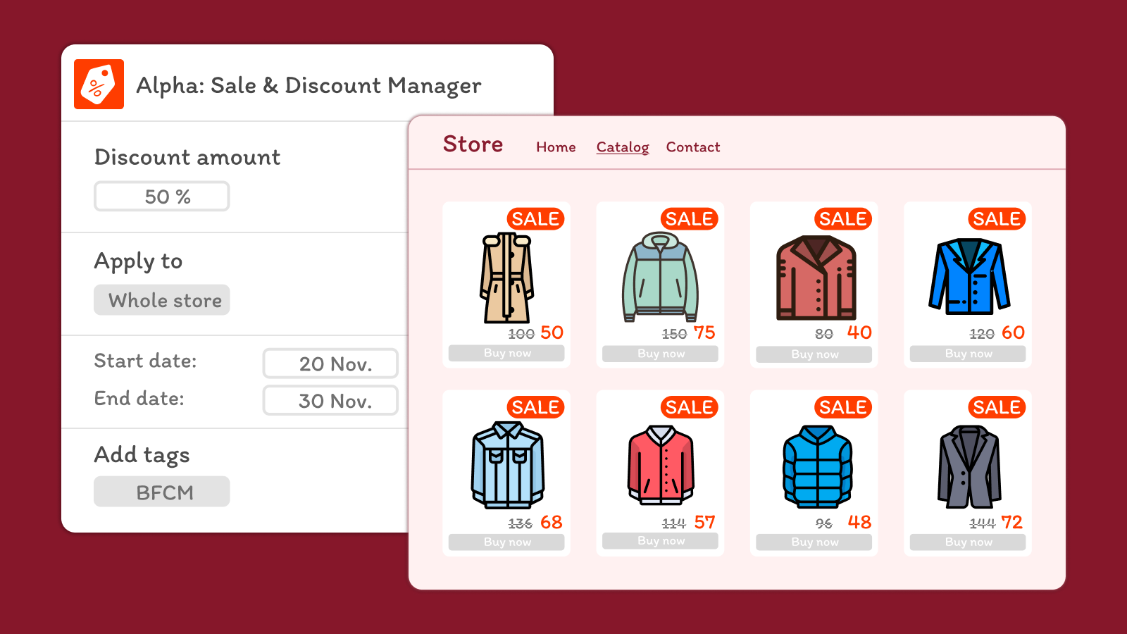 Alpha: Sale & Discount Manager Screenshot