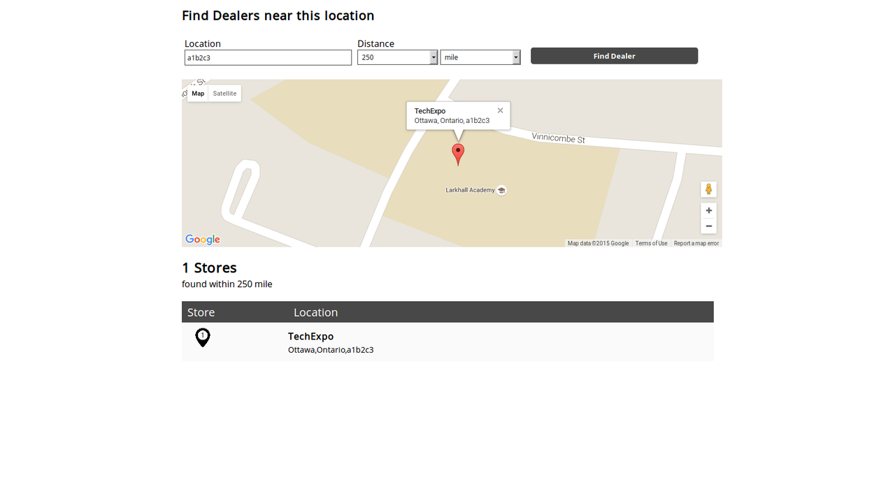 business listing met contactformulier en google map frontend 1