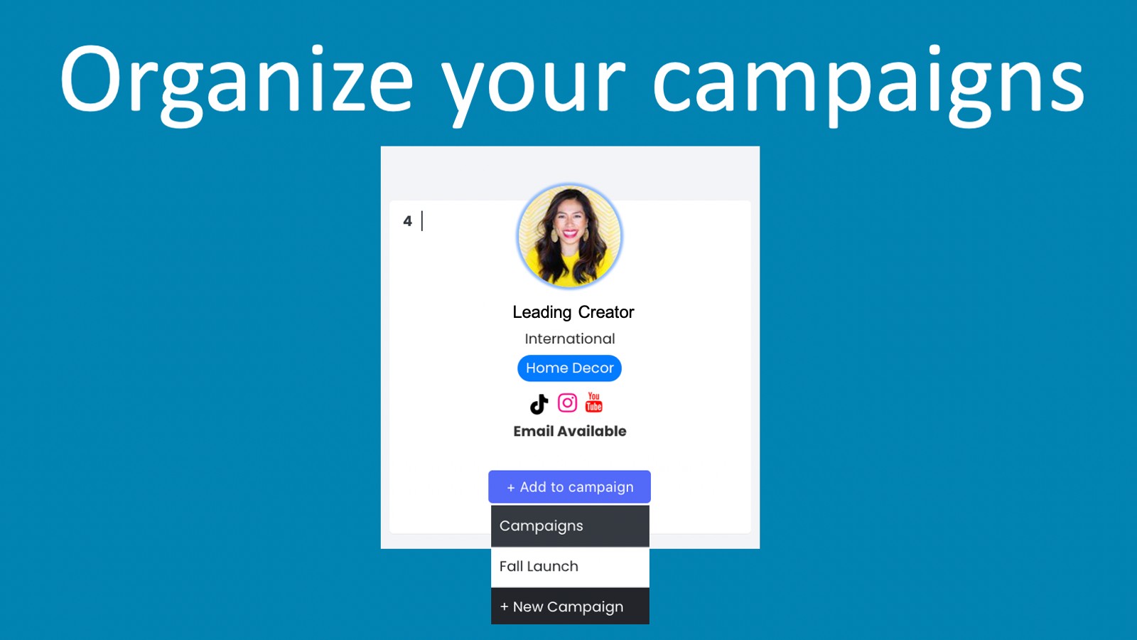 Create campaigns for any time of year 