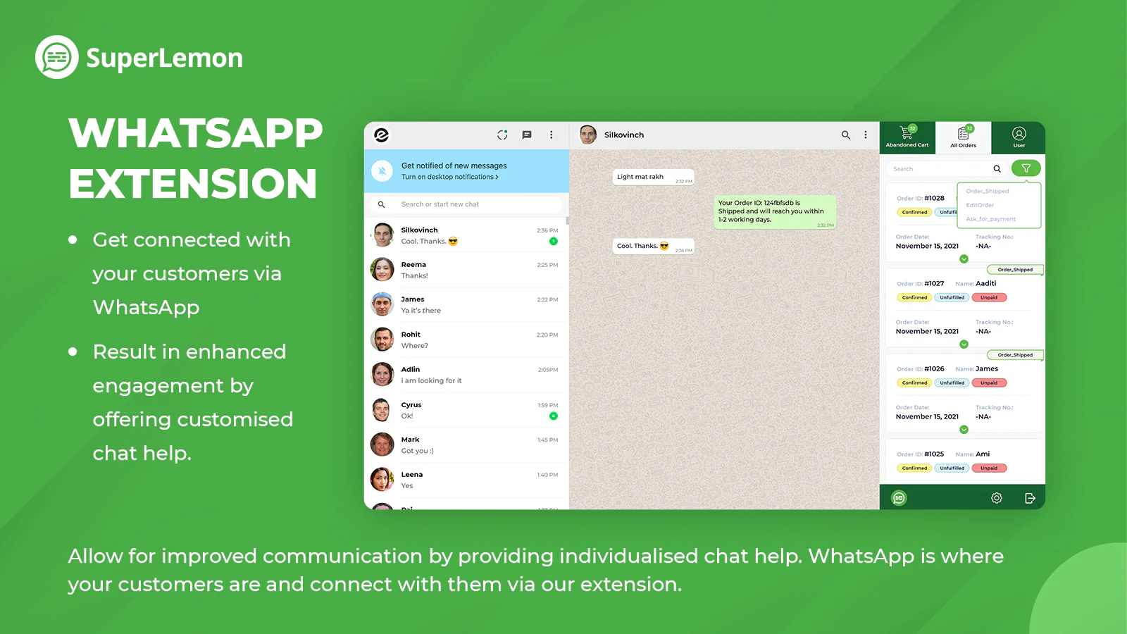 Chat Di Whatsapp Recupero Automatico Del Carrello Abbandonato Shopify App Store 5676