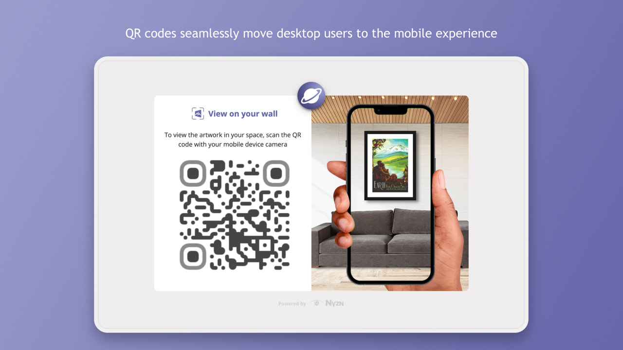 QR-koder flytter problemfrit desktop-brugere til den mobile oplevelse
