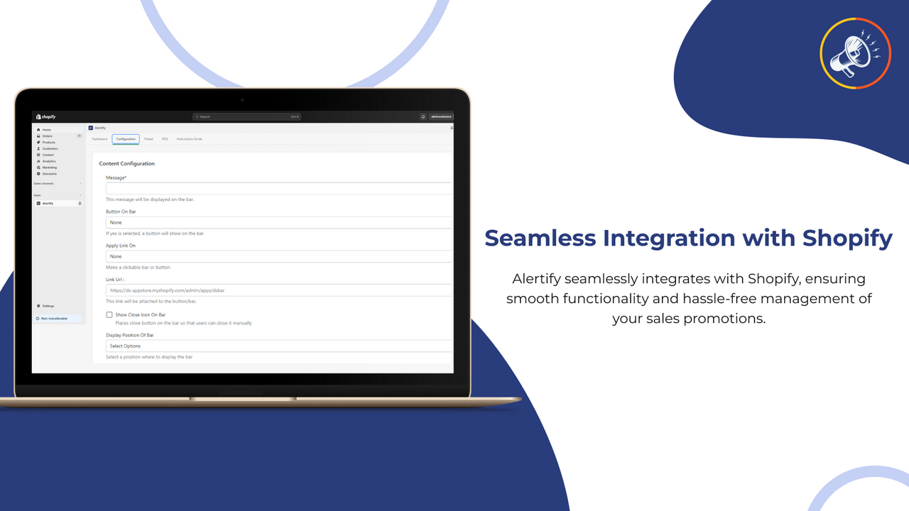 Seamless integration with your store