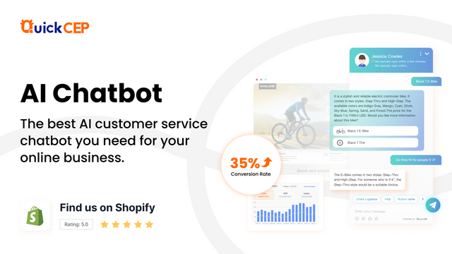 AI chatbots for Shopify ecommoerce stores.