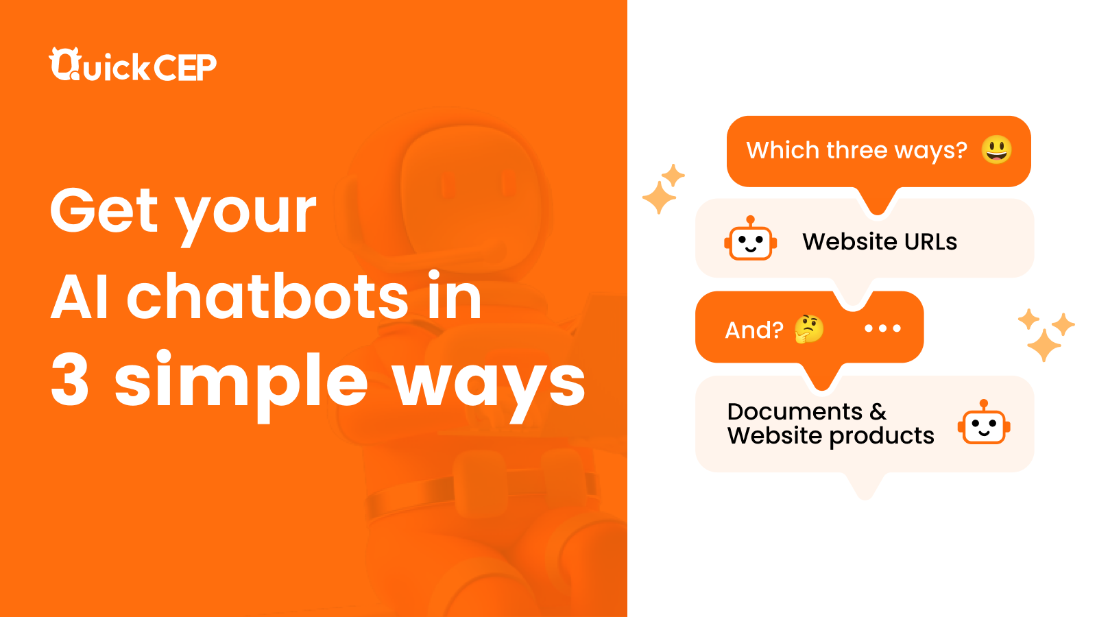 Obtenha seus Chatbots AI de 3 maneiras simples