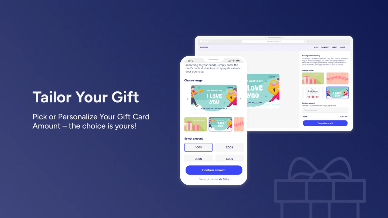 Vify: Professional Gift Cards - Customize a digital gift card, send  directly to the recipients