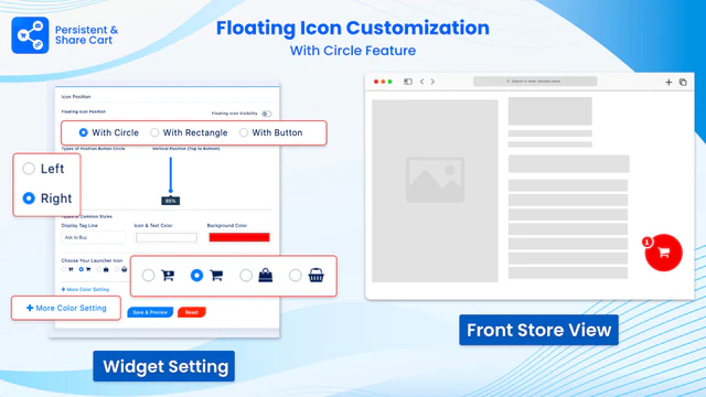 Personalización del Icono Flotante Circular