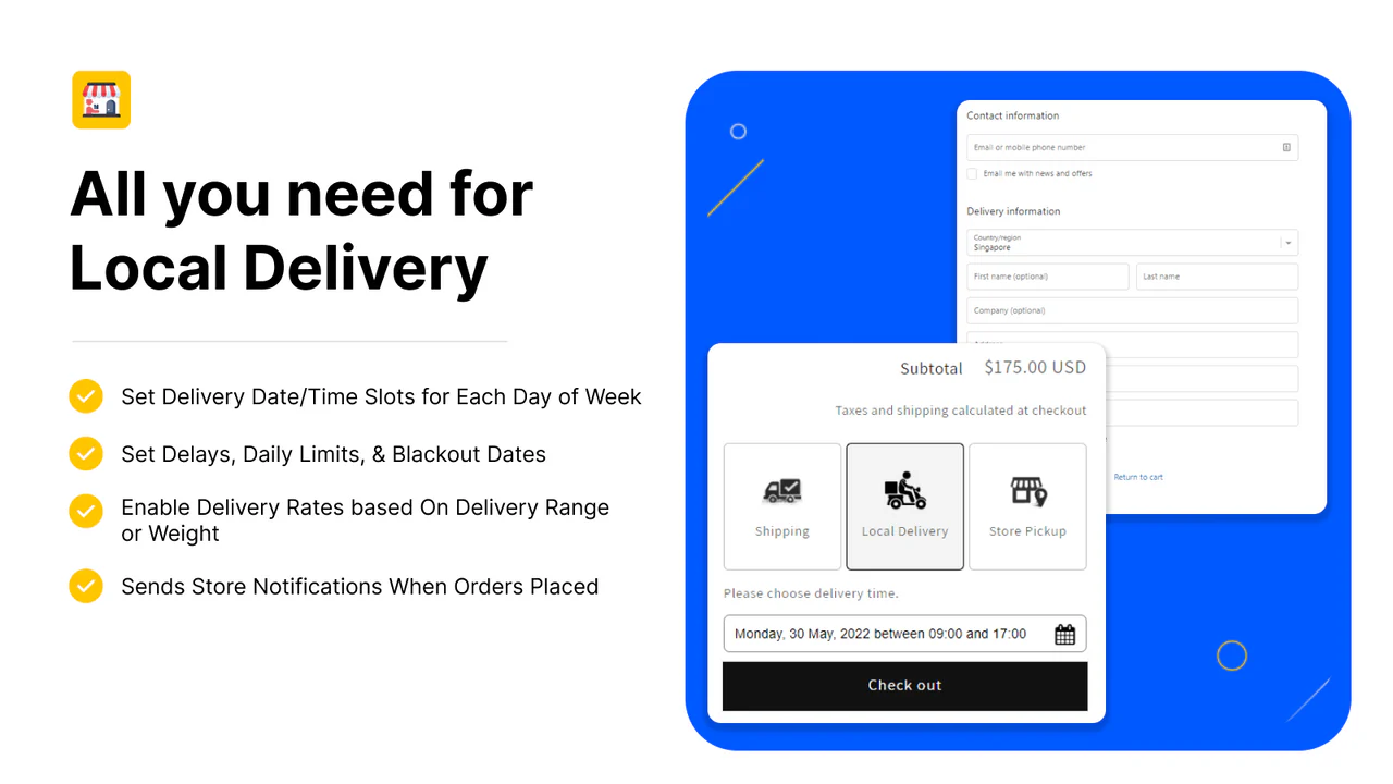 Pickup & Delivery Options