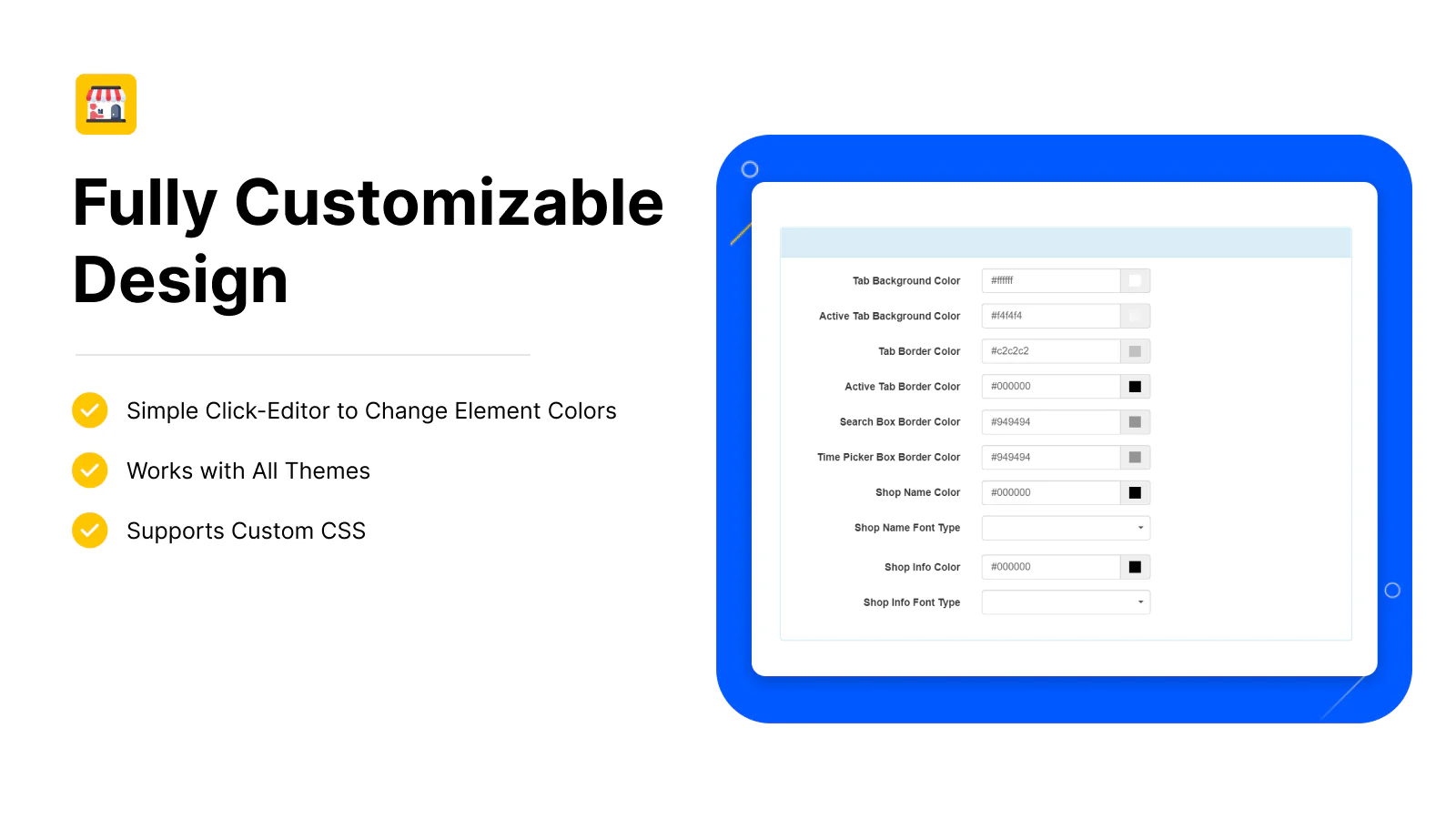 anpassningsbar appdesign