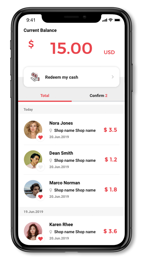 Mobile Wallet & Referrals