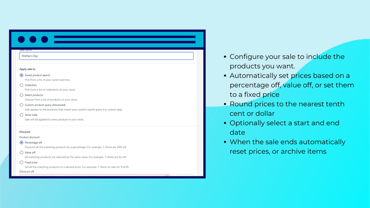 Main Sale ‑ Scheduler Screenshot