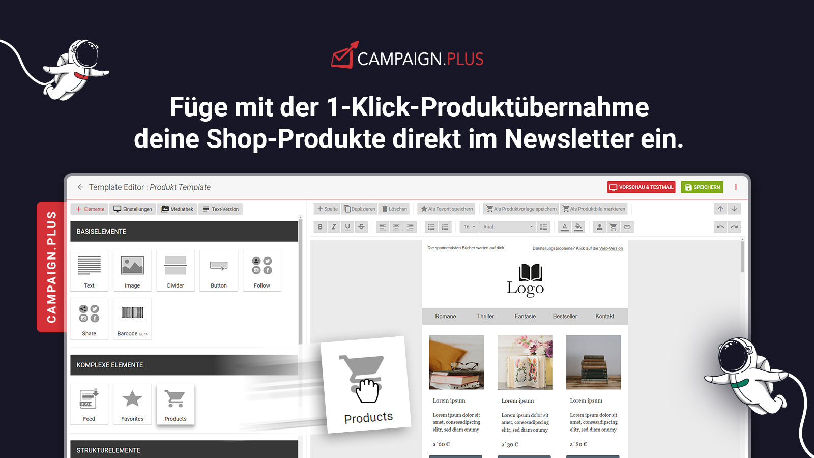 Campaign.Plus E‑Mail‑Marketing Screenshot