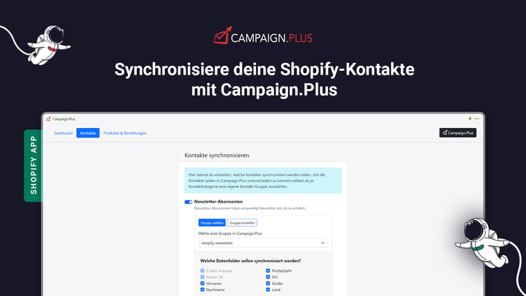 Campaign.Plus E‑Mail‑Marketing Screenshot