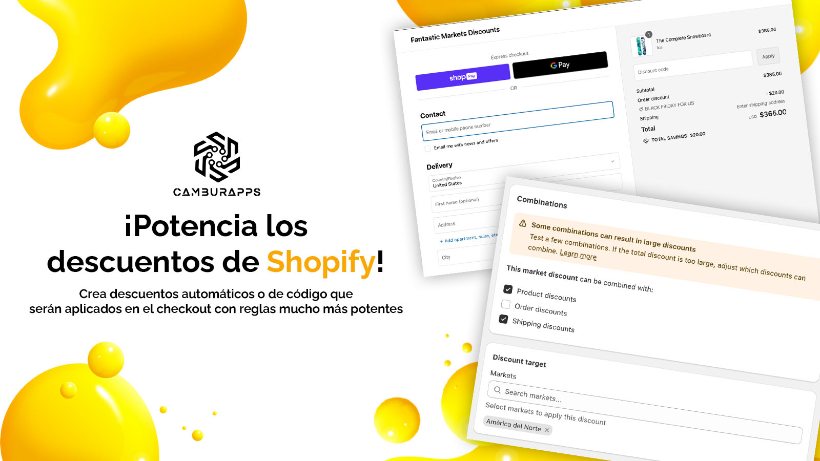 Potencia los descuentos de Shopify