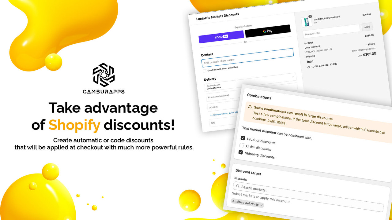 Take advantage of Shopify discounts