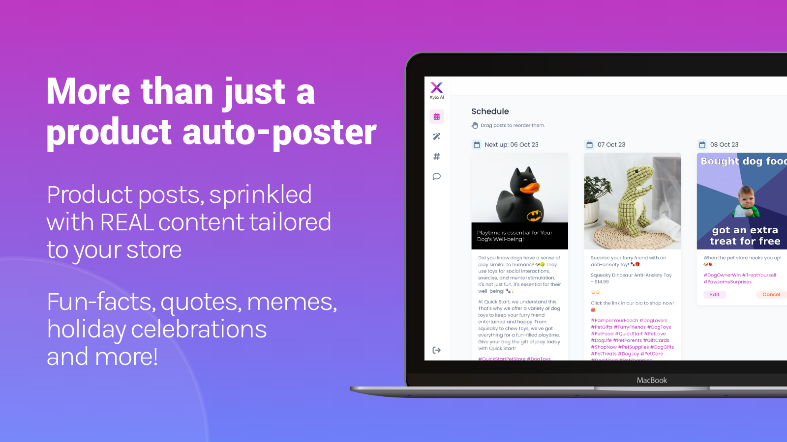 More than just a product auto-poster