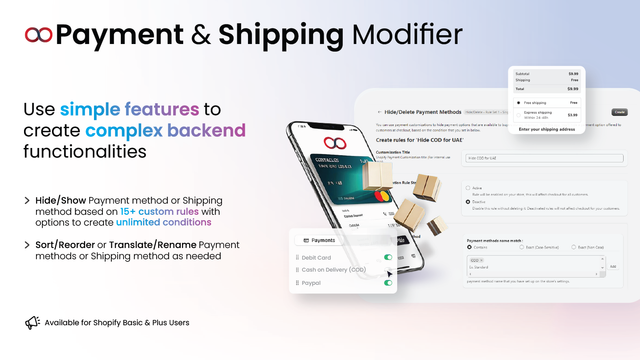 Payment & Shipping Modifier