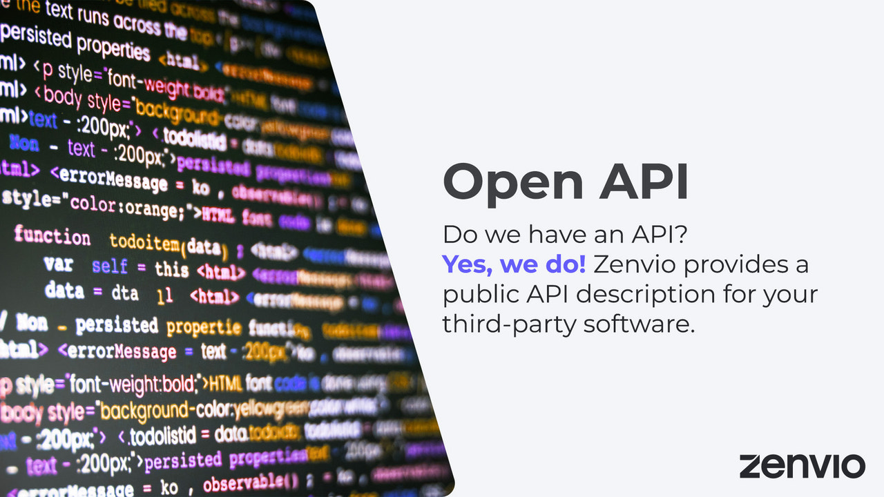Naše API je přístupné