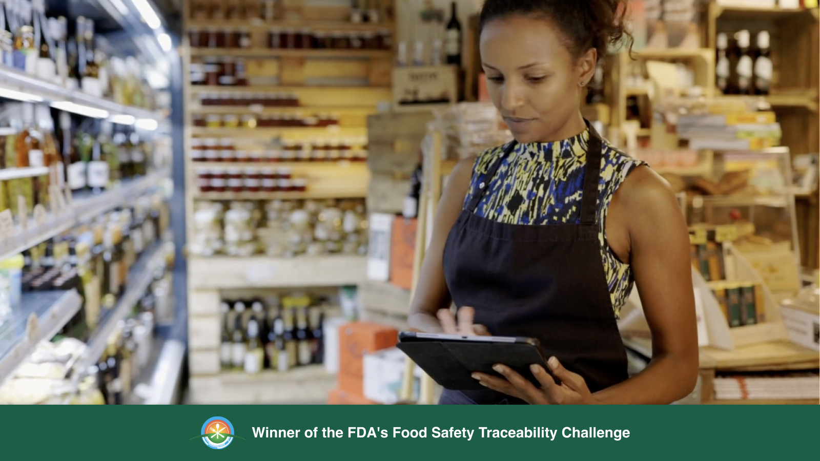 Winner of the FDA's Food Safety Traceability Challenge