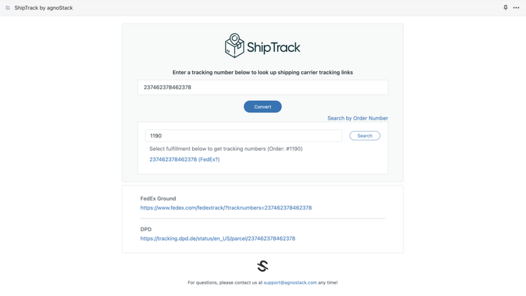 ShipTrack Pro Screenshot