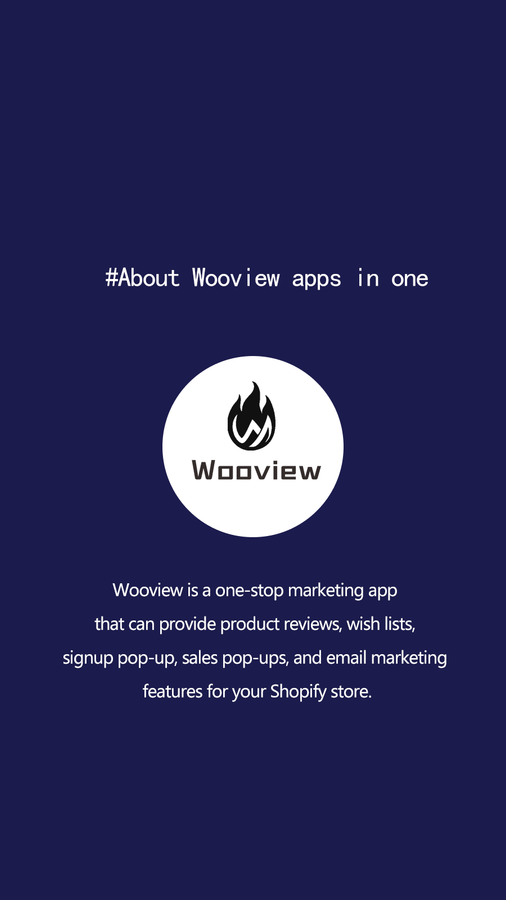 Wooview apps i en