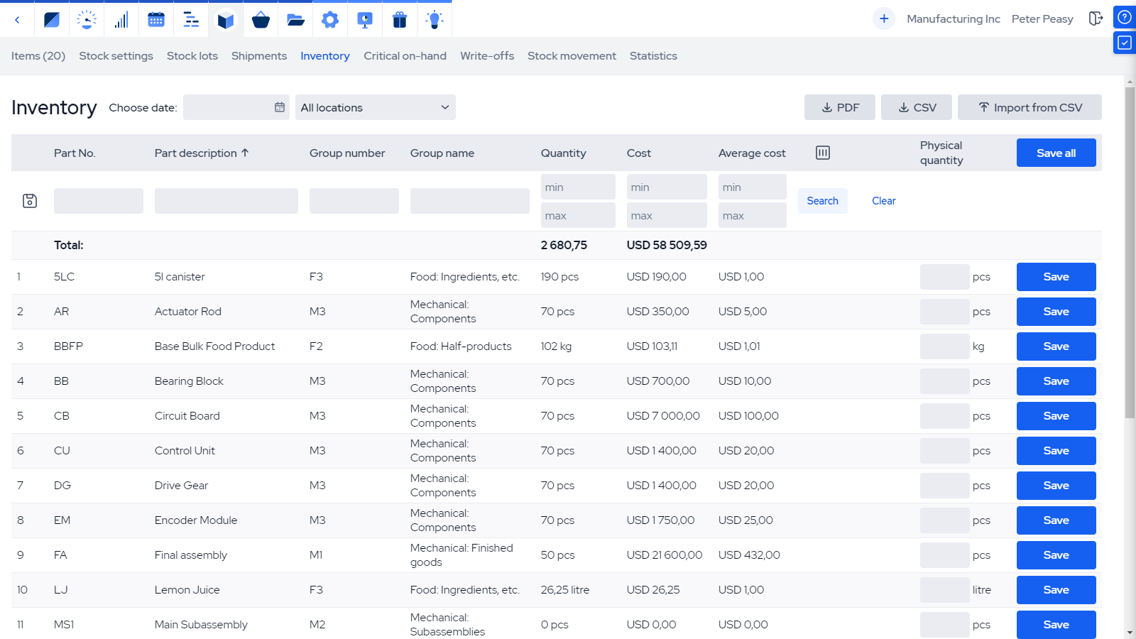 Inventory management