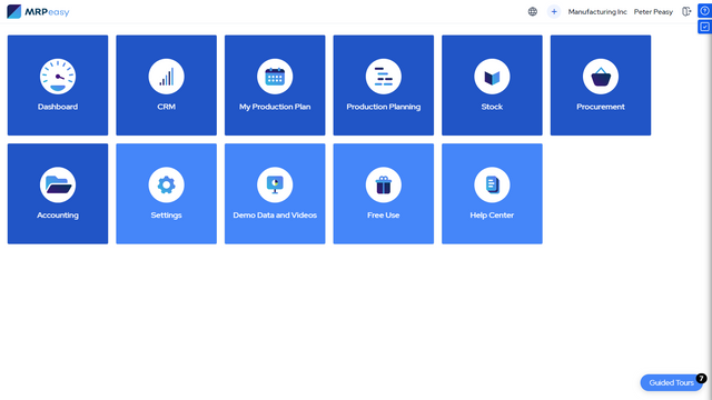 MRPeasy Manufacturing System