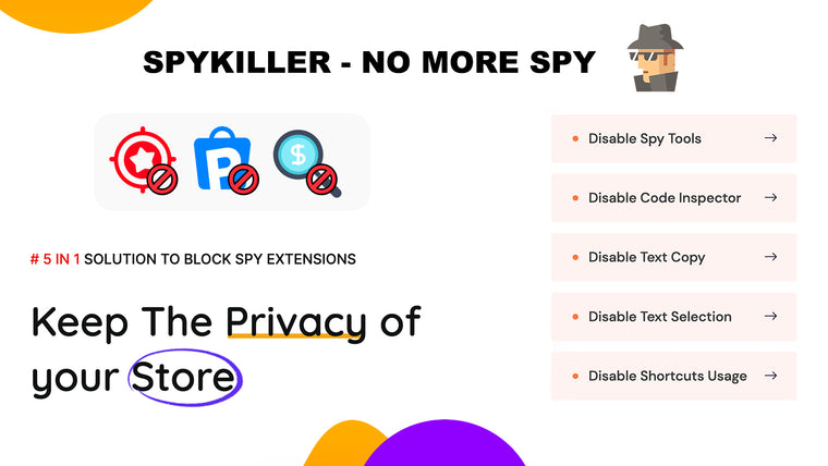 SpyKiller ‑ Sales Privacy Screenshot