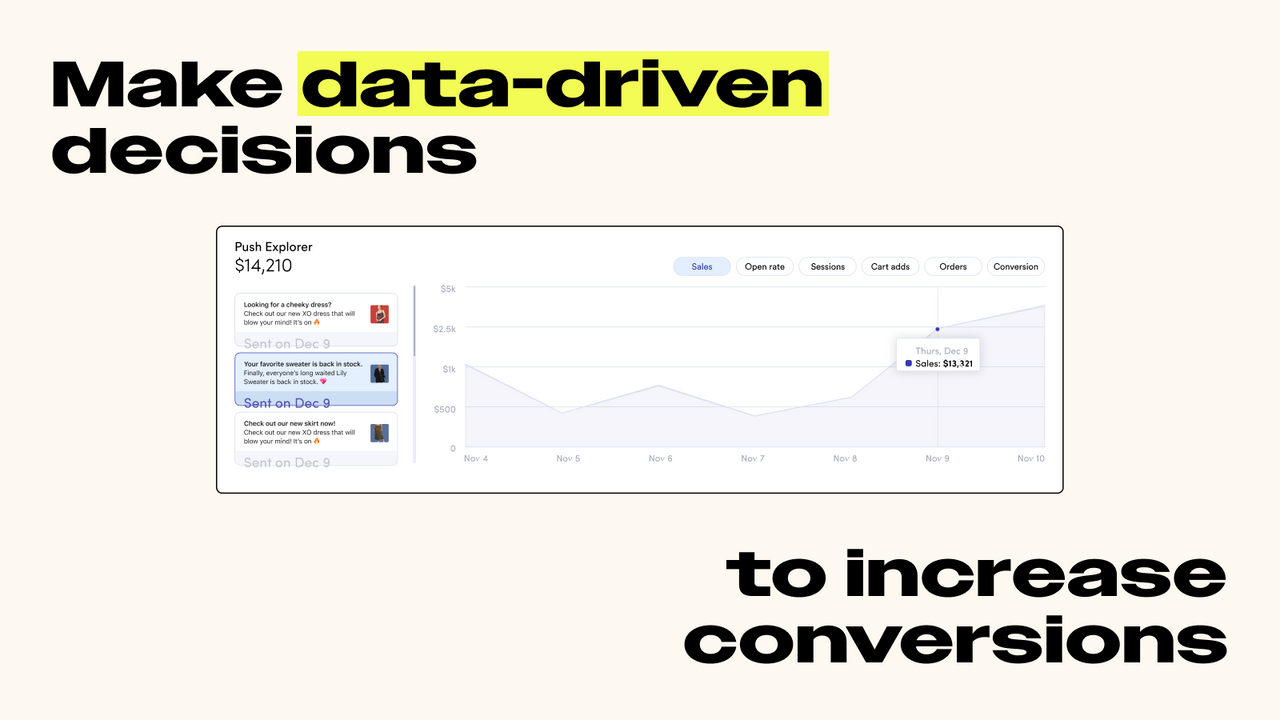 Verhoog conversies met geavanceerde analyses en data