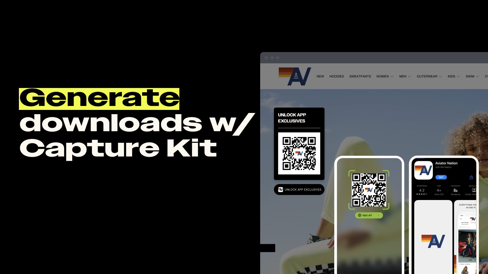 Generate downloads with Capture Kit