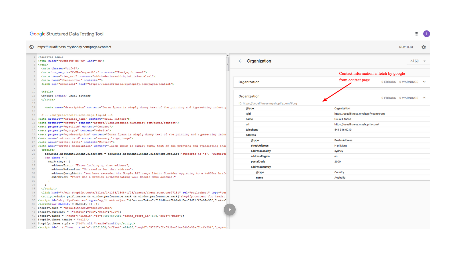 Rich Snippets Tool Screenshot