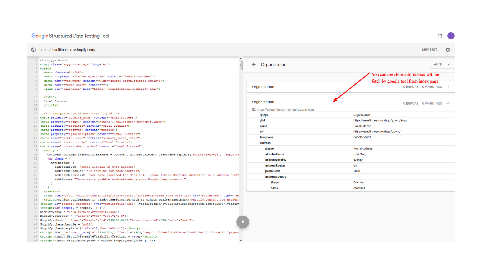 Rich Snippets Tool Screenshot