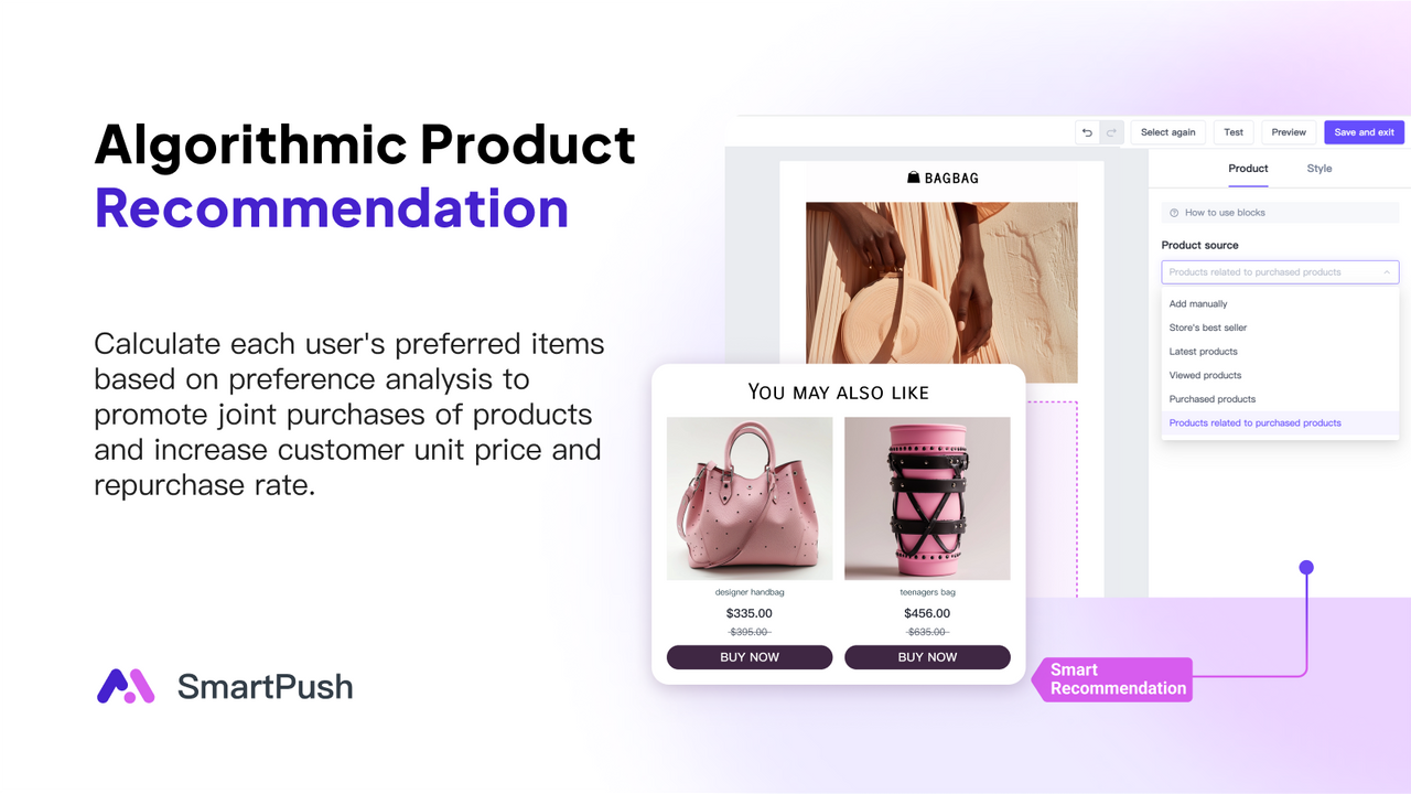 Algorithmic Product Recommendation