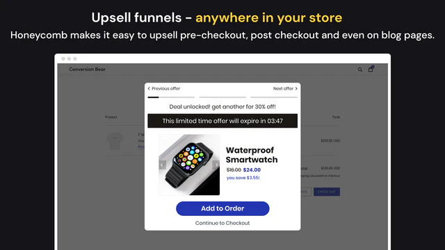 bedste shopify upsell app, upsell, indkøbskurv upsell,