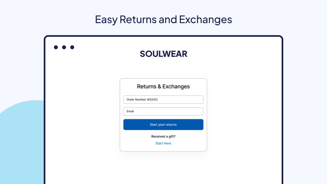 Transform returns into exchanges