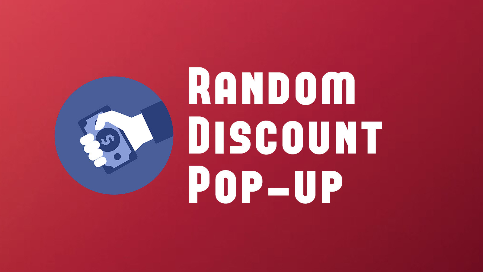 Random Discount Popup