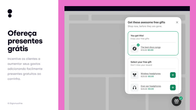 Motive clientes a gastar mais oferecendo incentivos de presente