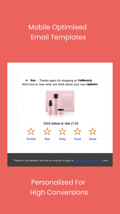 Mobile Optimised Email Templates
