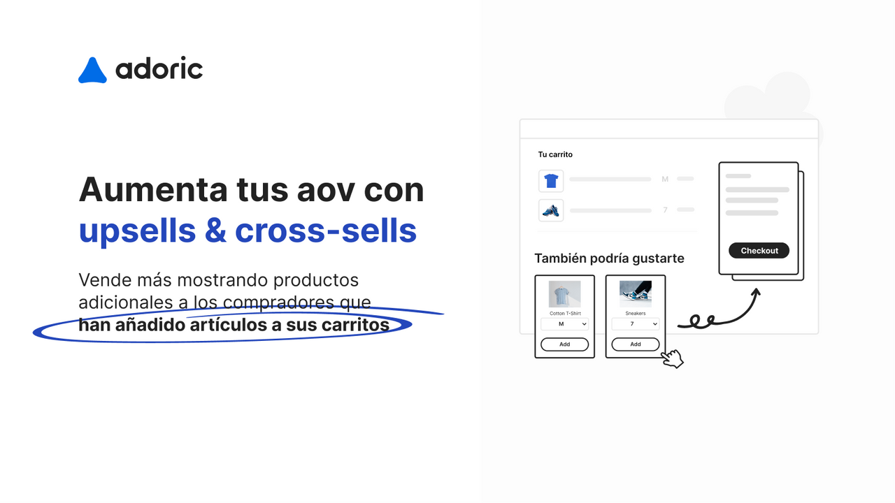 Aumenta tus ventas con upsells y cross-sells