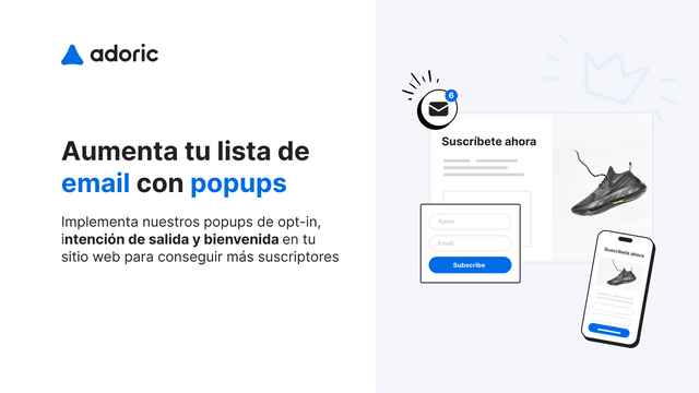 popup de email  | Email popup