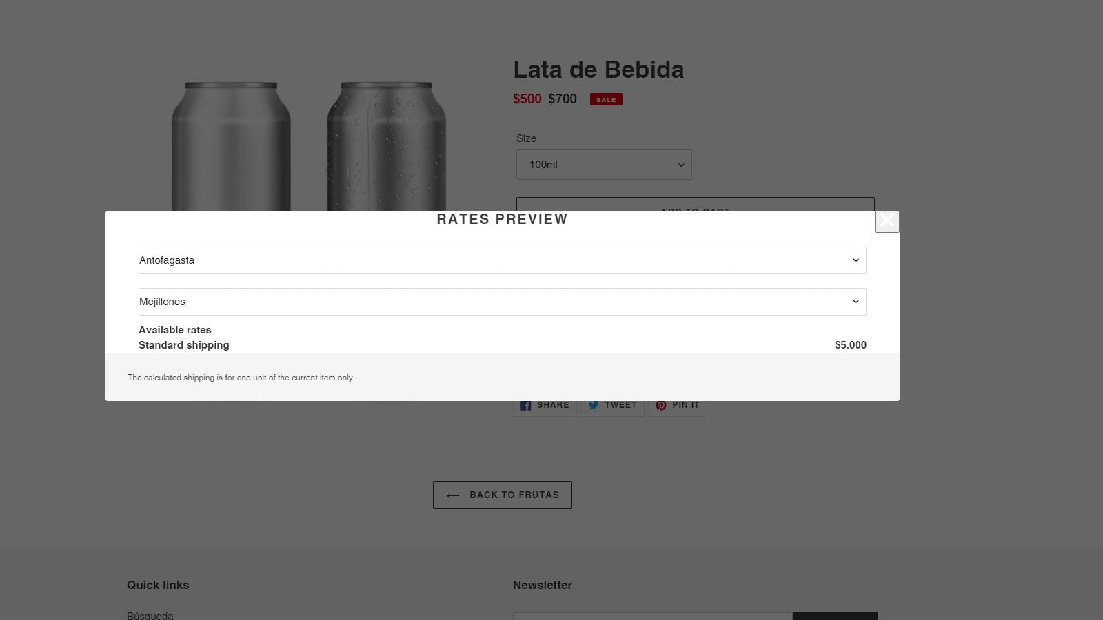 Tarificador Screenshot