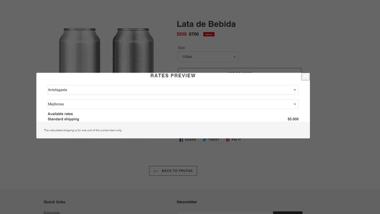 Tarificador Screenshot