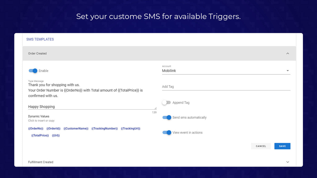 Settings Screen Integration