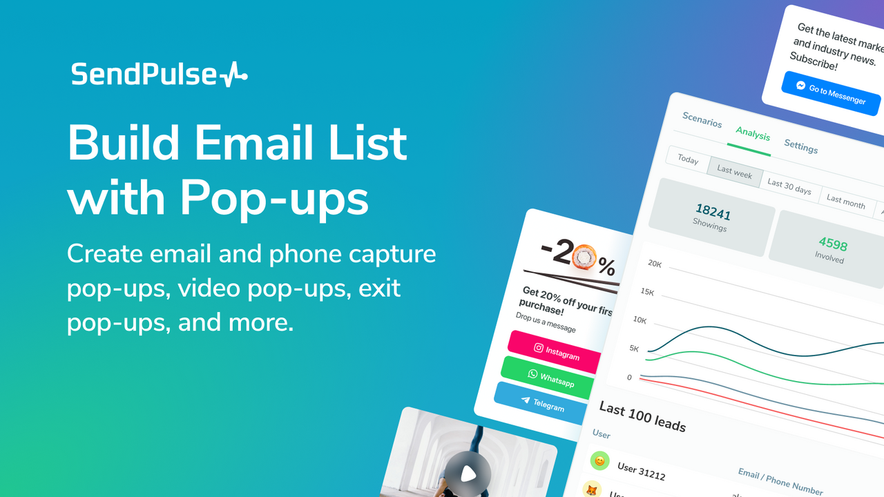 Popups - des dizaines de modèles de pop up