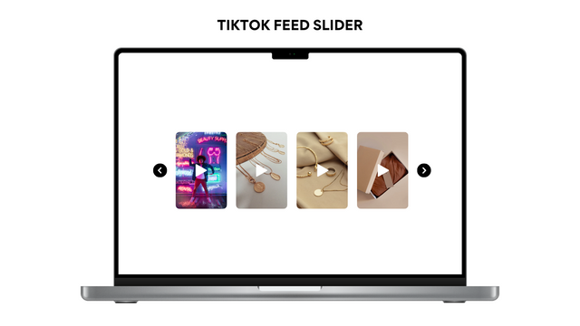 Feed de TikTok, Videos de TikTok, TikTok, Slider de TikTok